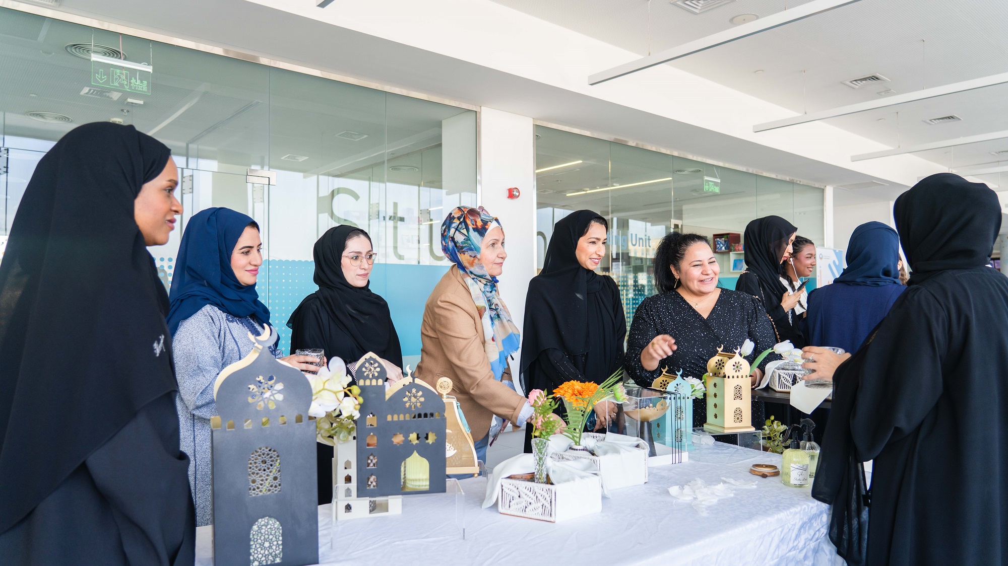 AJBWC organizes the “4×1” exhibition at Ajman University