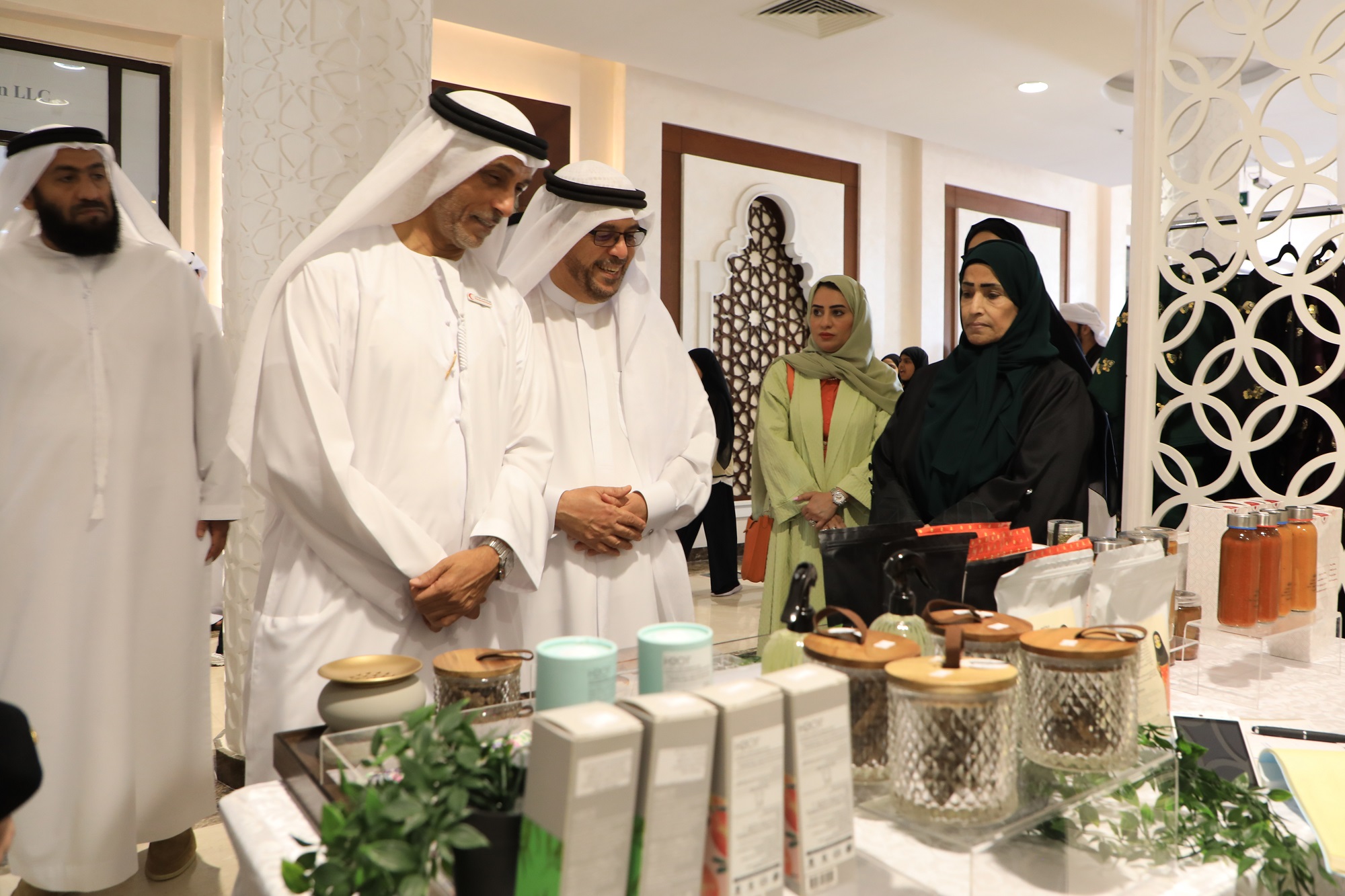 Launching of the "Golden Fingers” exhibition at the Ajman Center for Entrepreneurship