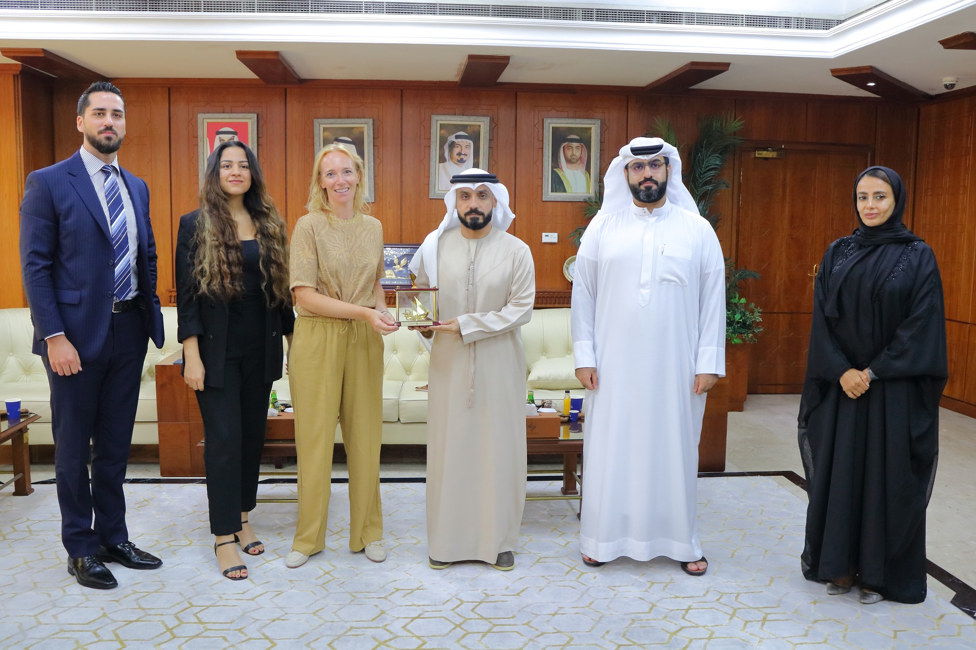 Ajman Chamber discusses cooperation ways with the Consulate of the Netherlands and the Netherlands Business Council