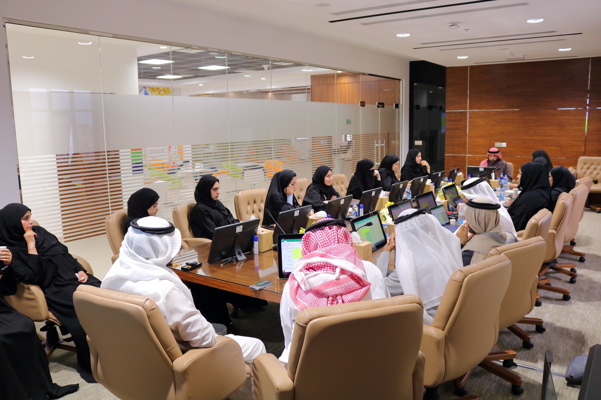 A brainstorming session to develop the services rendered by the Ajman Chamber