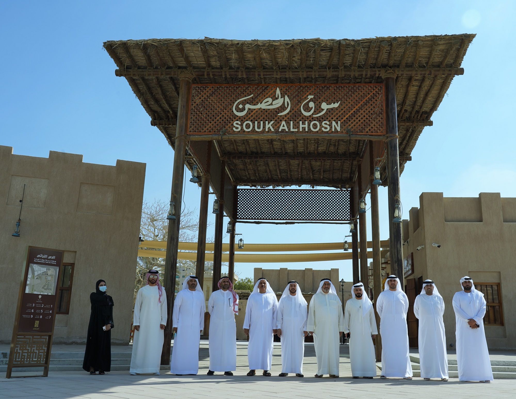 ACCI’s Board of Directors tours the Ajman Heritage District and business projects in Al Hisn Market