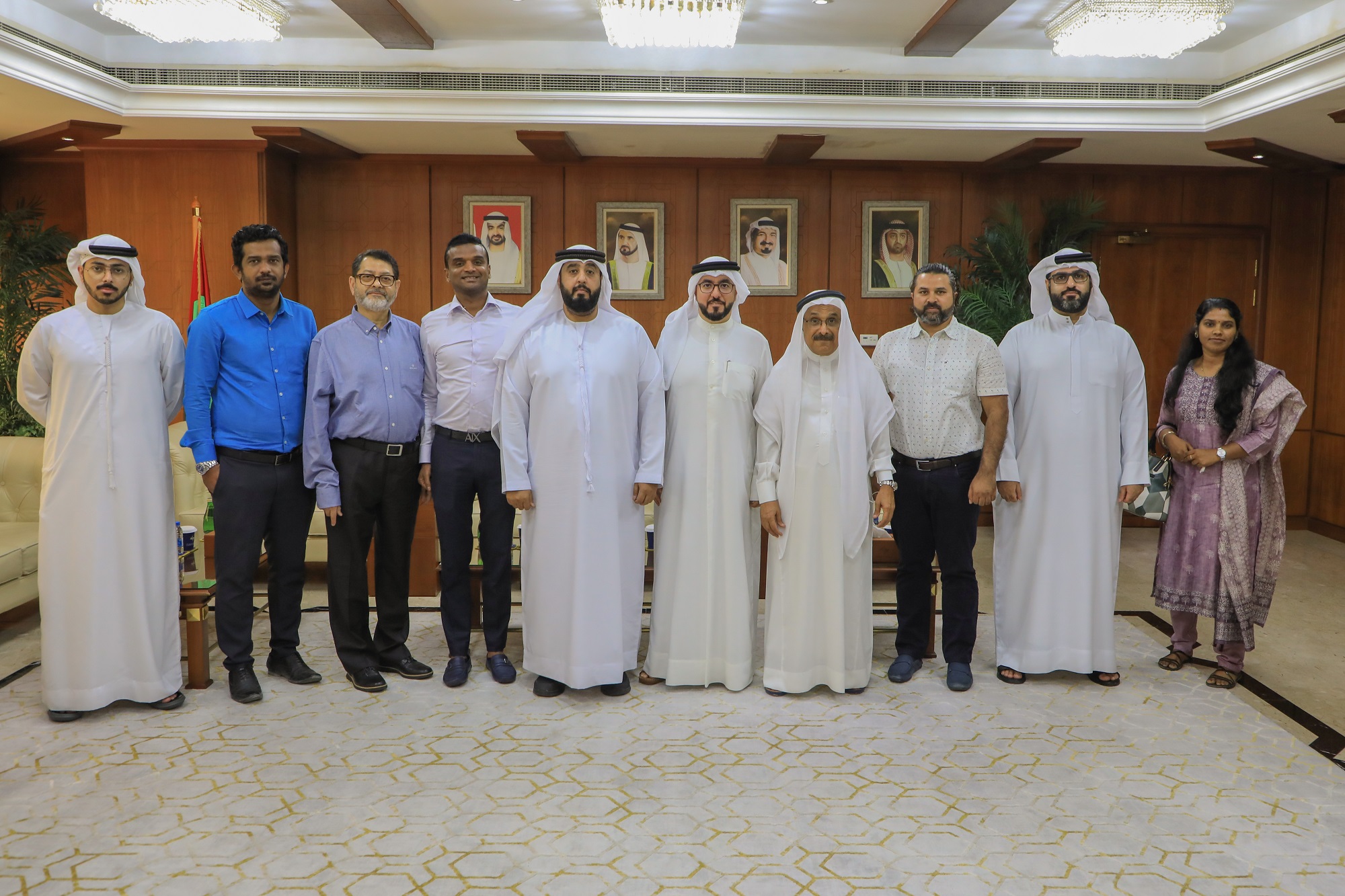 Ajman Chamber holds a joint meeting for the Food Working Group, with the participation of fish factories