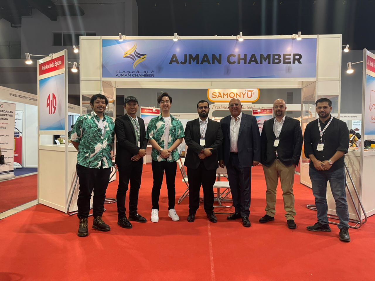 With the aim of opening new markets for the development of the emirate's exports, Ajman Chamber participates with a delegation from the Emirate's factories in the “MIHAS” Showcase