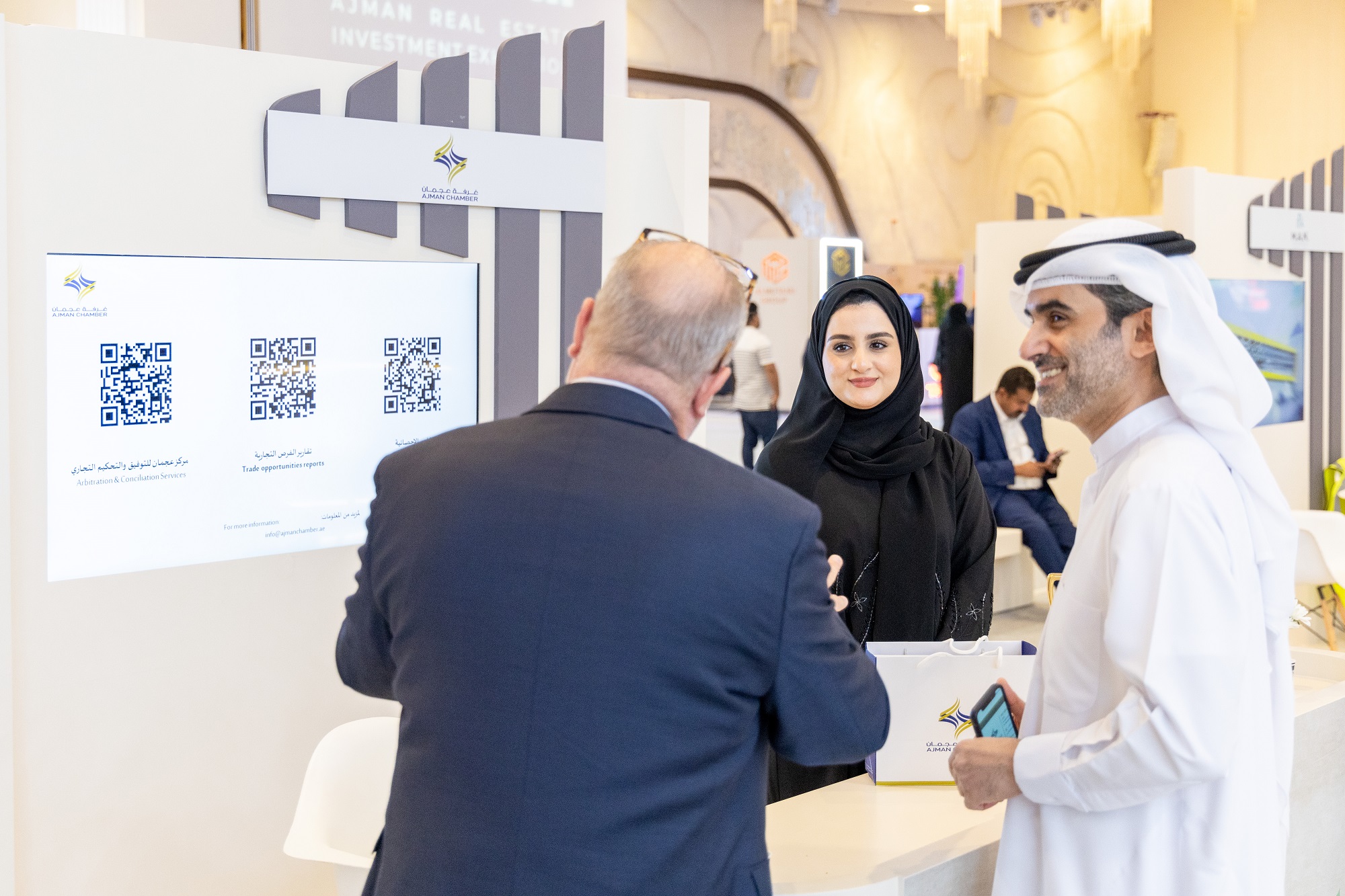 Ajman Chamber participates in the activities of the Ajman Real Estate Investment Exhibition 2024