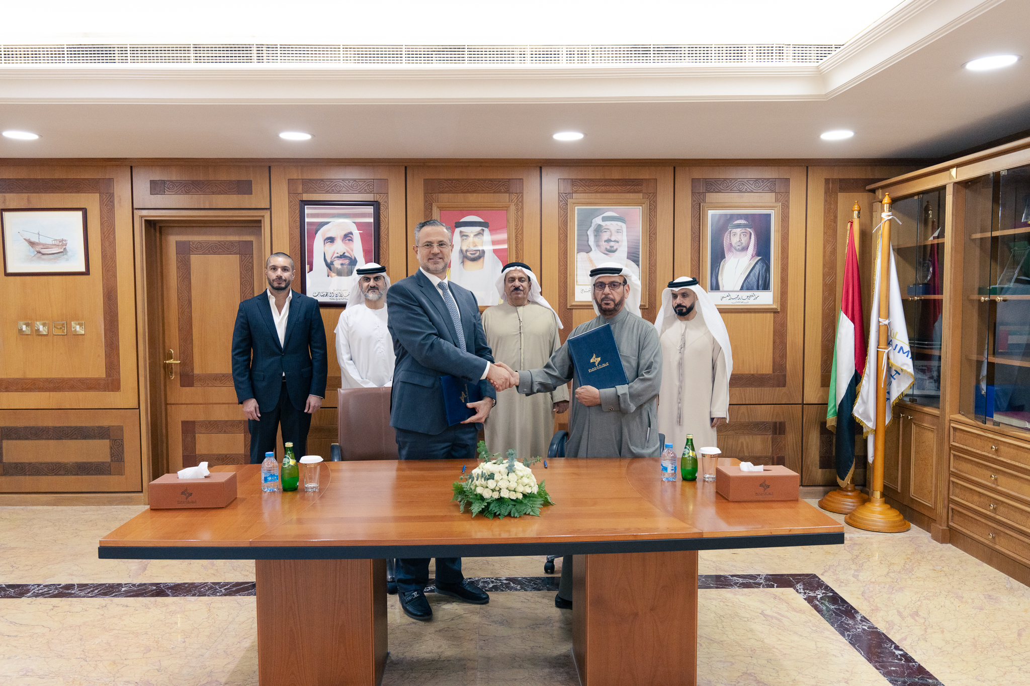 The Ajman Chamber of Commerce and Al Maryah Community Bank sign an MoU to Enhance Cooperation