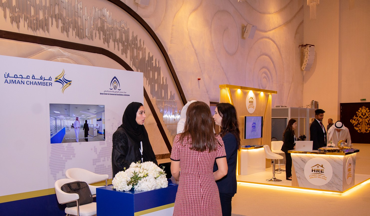 Distinguished Participation In The Activities Of The Ajman Real Estate Investment Exhibition
