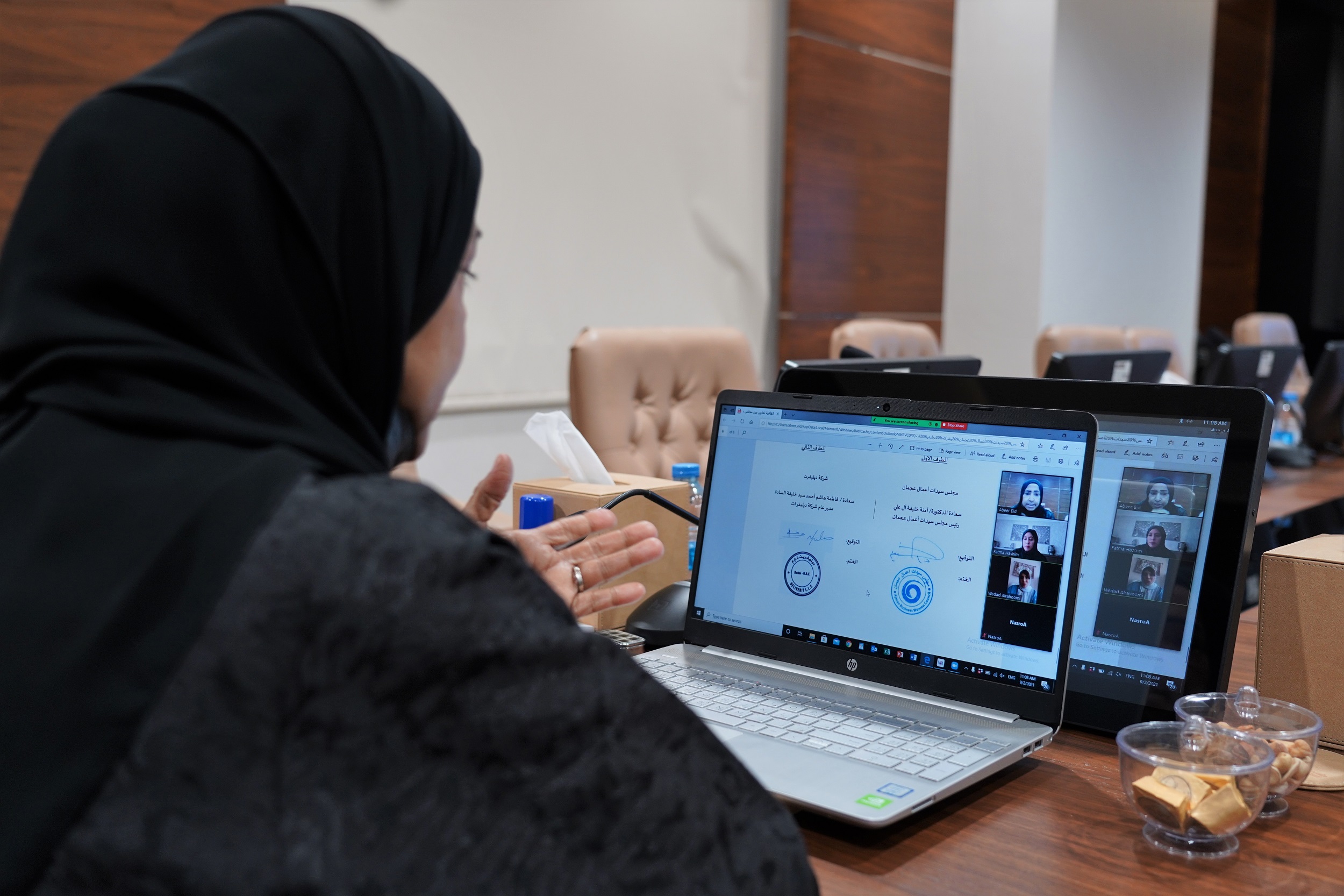 مجلس سيدات أعمال عجمان يوقع اتفاقية تعاون مع شركة "ديلفر إت"
